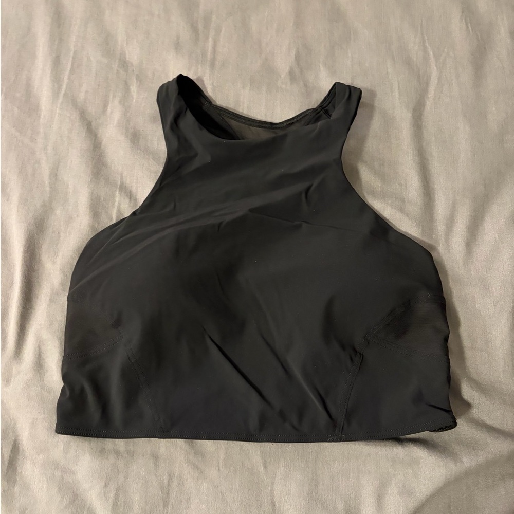 Lululemon Black High Neck Sports Bra